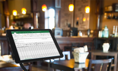 restaurant data entry services